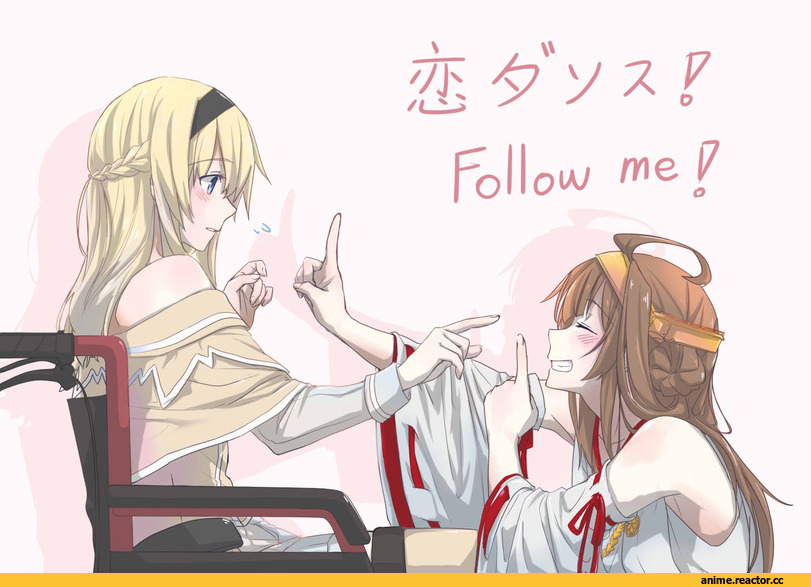 Kongou (Kantai Collection), Kantai Collection, Warspite (Kantai Collection), Pin.S, Anime