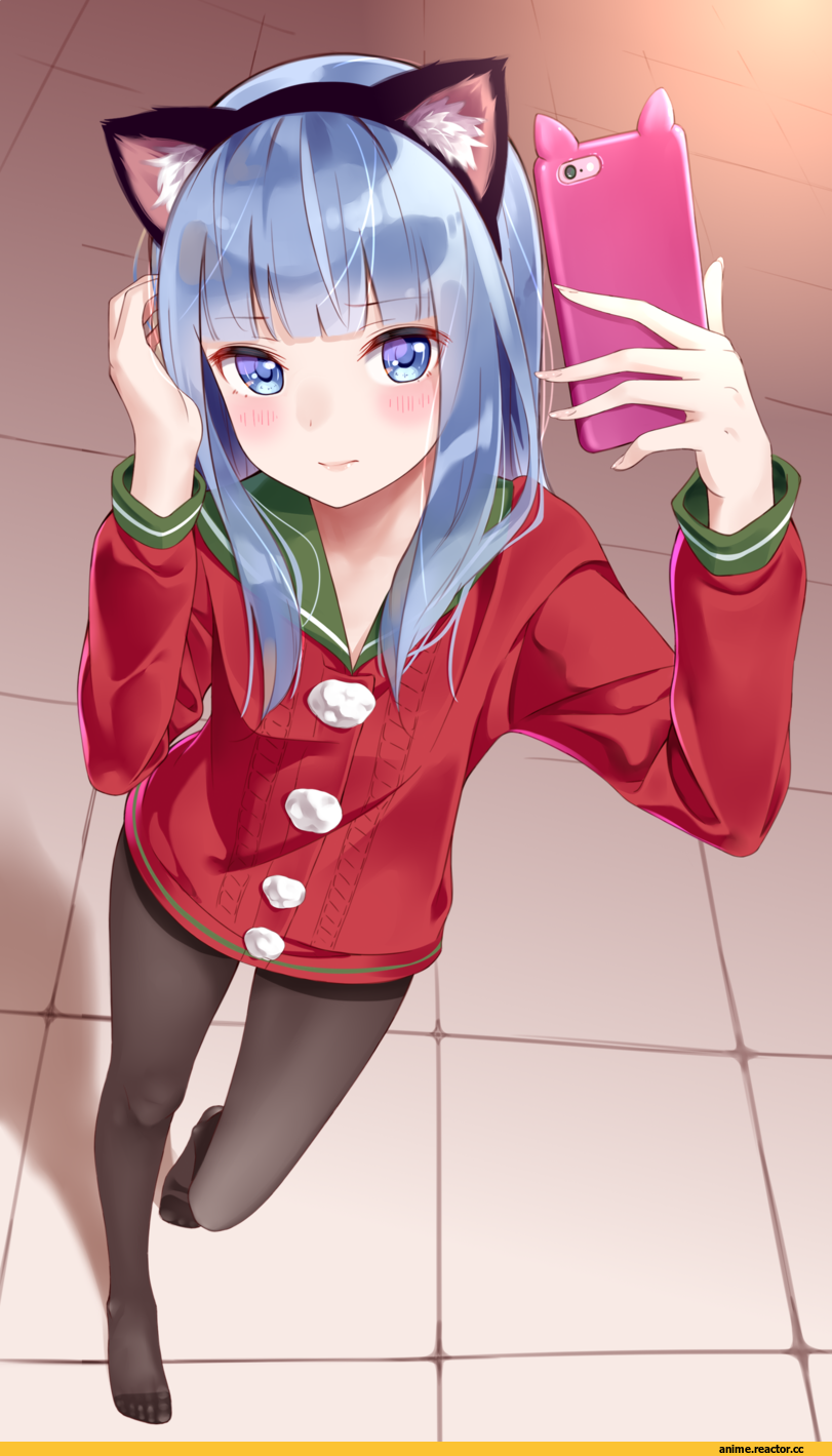 denkitori, hatsukaze (kantai collection), Kantai Collection, Animal Ears, Anime