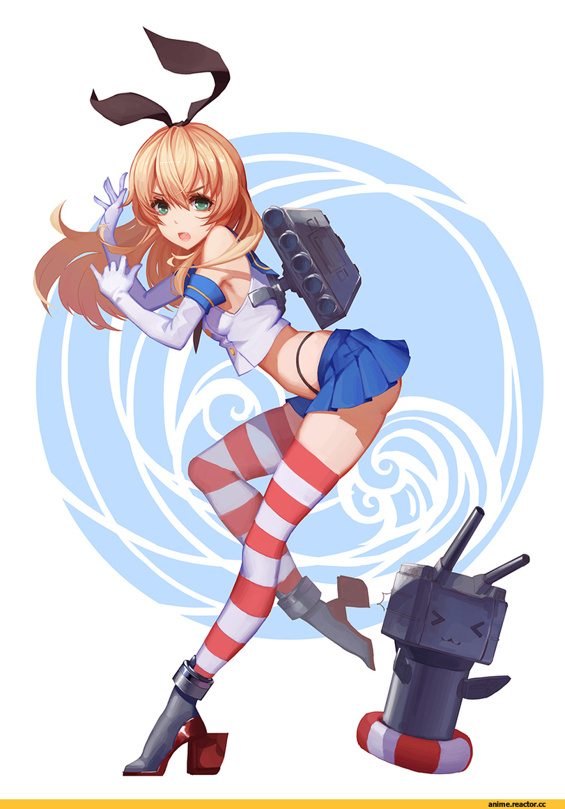 Shimakaze, Kantai Collection, youxuemingdie, rensouhou-chan, Anime