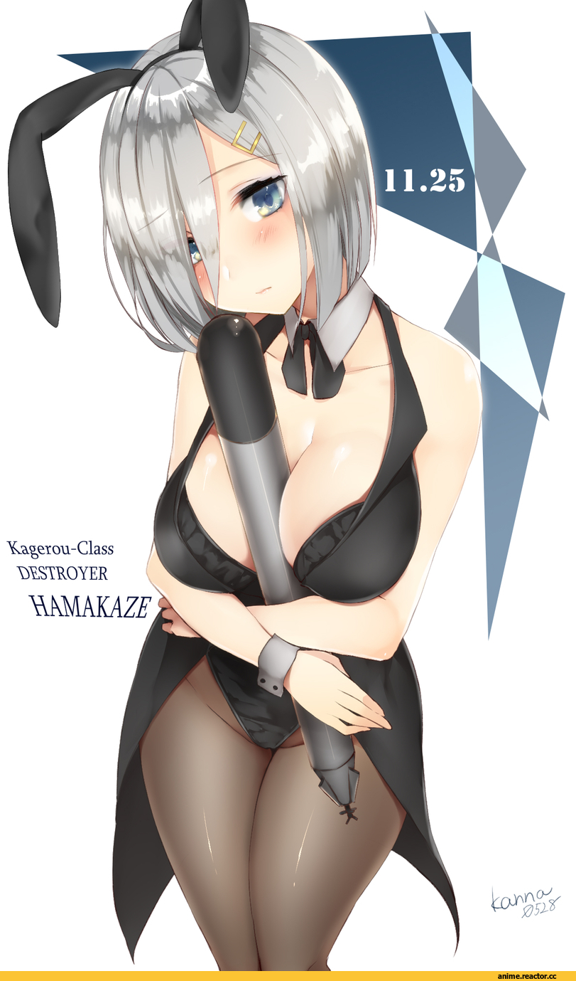 Sakiryo Kanna, Hamakaze (Kantai Collection), Kantai Collection, Bunnysuit, Anime