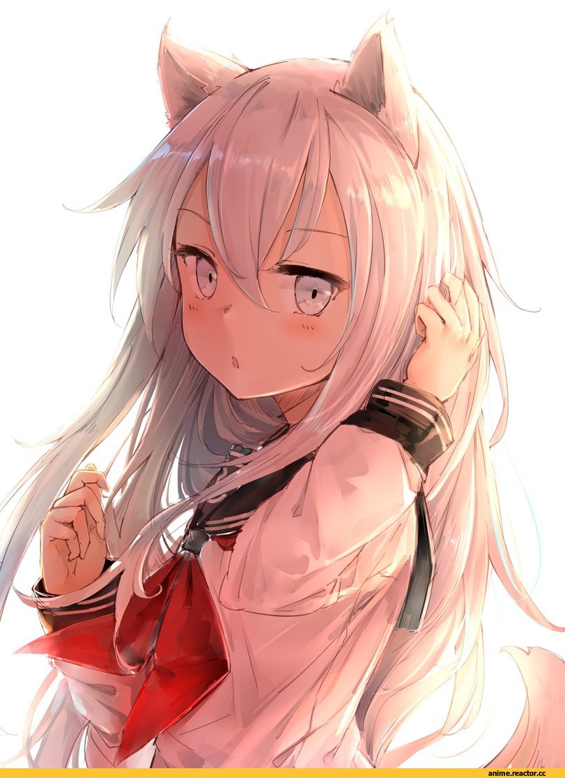 Hibiki (Kantai Collection), Kantai Collection, somalisu, Animal Ears, Anime