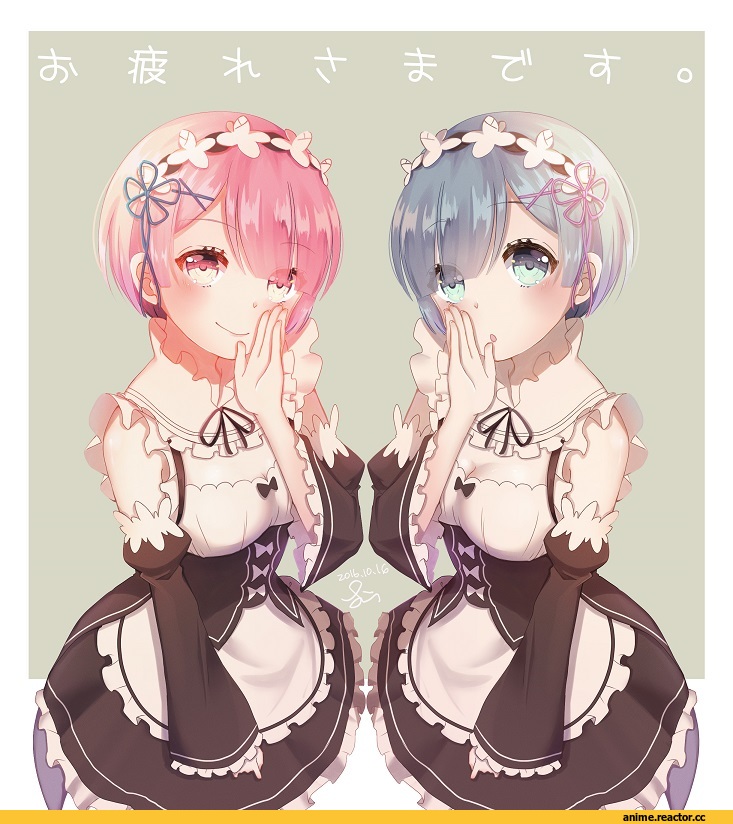 Re Zero Kara Hajimeru Isekai Seikatsu, Rem (re zero), Ram (Re Zero), Anime
