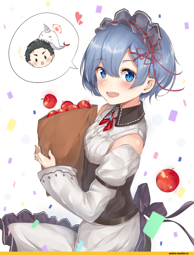 Rem (re zero), Re Zero Kara Hajimeru Isekai Seikatsu, Natsuki Subaru, konata (knt banri), Maid, Anime