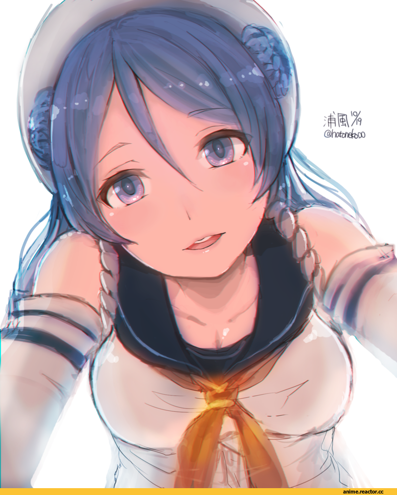 Urakaze, Kantai Collection, hatoneko, Anime