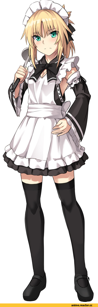 Fate (series), Saber of Red, Fate/Apocrypha, shiseki hirame, Maid, Anime