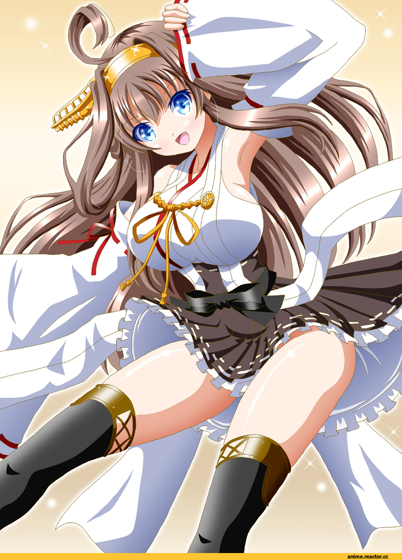 Kantai Collection, Kongou (Kantai Collection), imai kazunari, Anime Art, Large Breasts (Anime), Anime