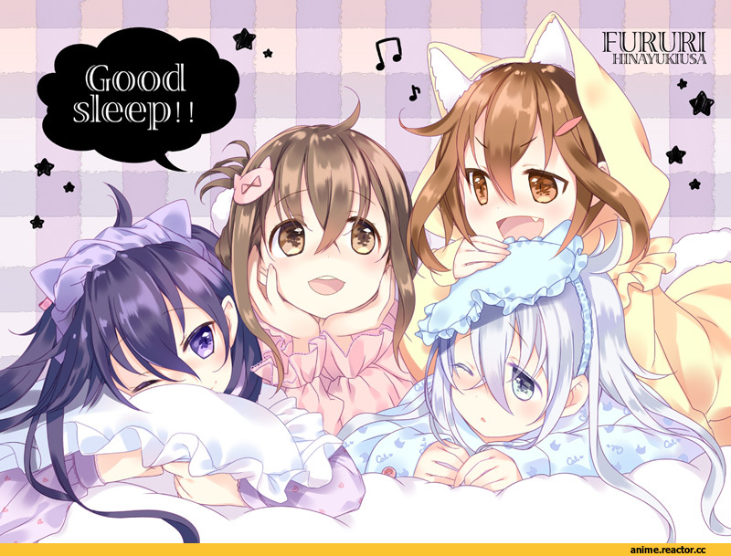 hinayuki usa, Akatsuki, Kantai Collection, Hibiki (Kantai Collection), Ikazuchi, Inazuma (Kantai Collection), Anime