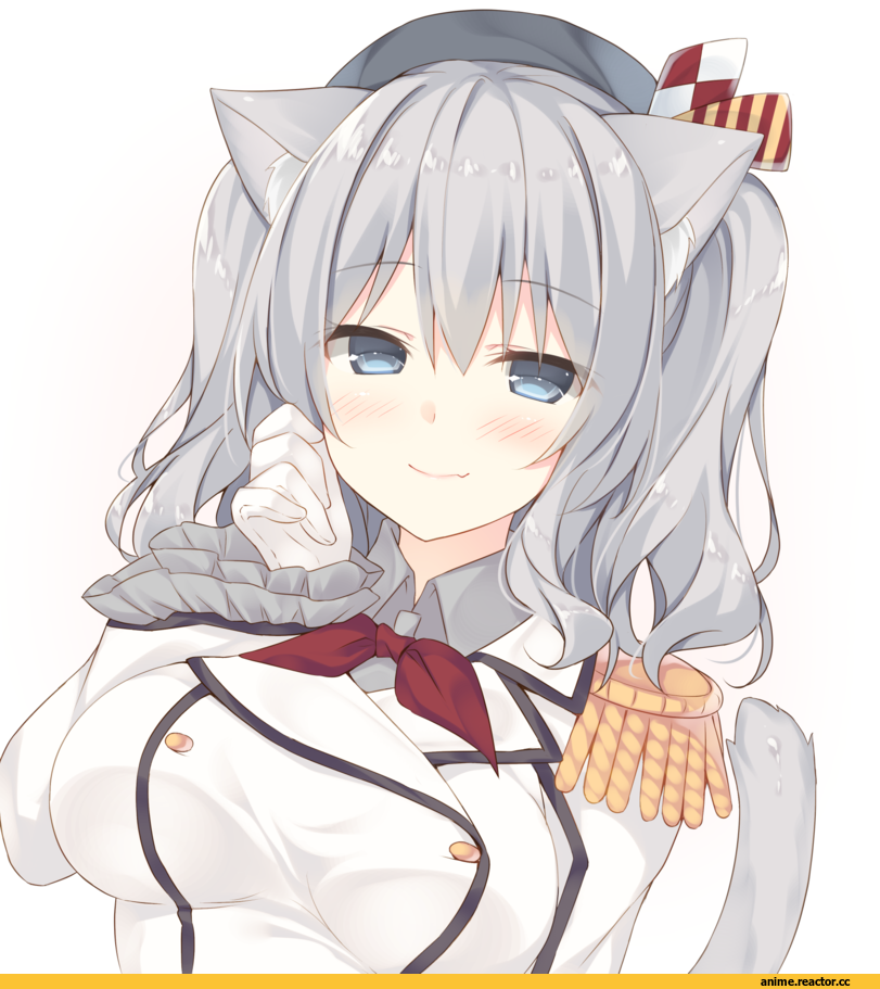 Kashima (Kantai Collection), Kantai Collection, Anime Art, nekomimi, Animal Ears, miko 92, Anime
