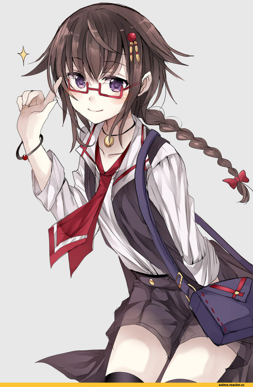 Shigure (Kantai Collection), Kantai Collection, sameya, Megane, Anime