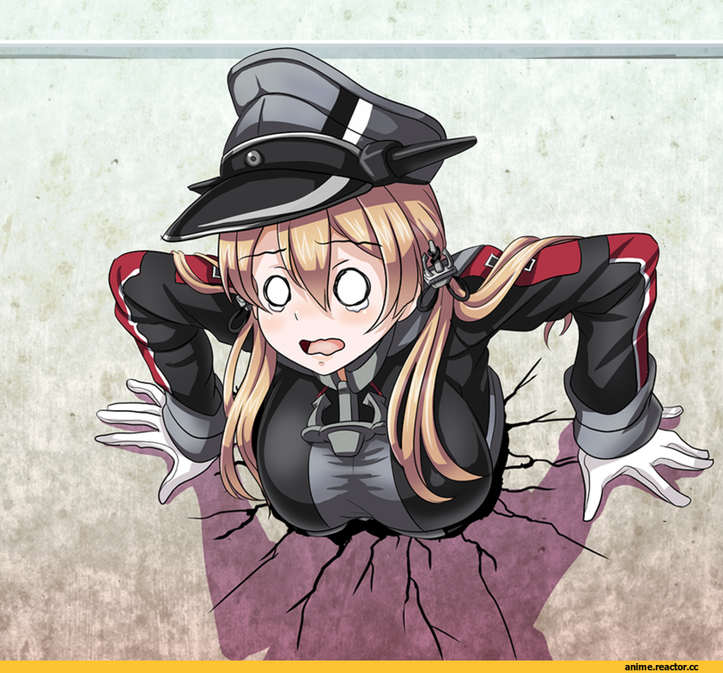Kantai Collection, Gekkan Shoujo Nozaki-kun, Prinz Eugen, Nozaki Umetarou, tk8d32, crossover, Anime
