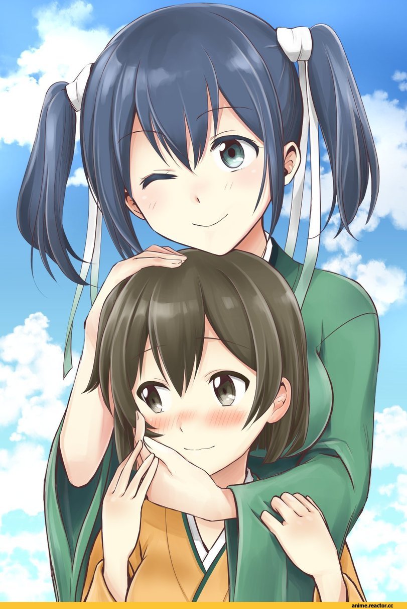 mentai mochi, Hiryuu, Kantai Collection, Souryuu (Kantai Collection), Anime