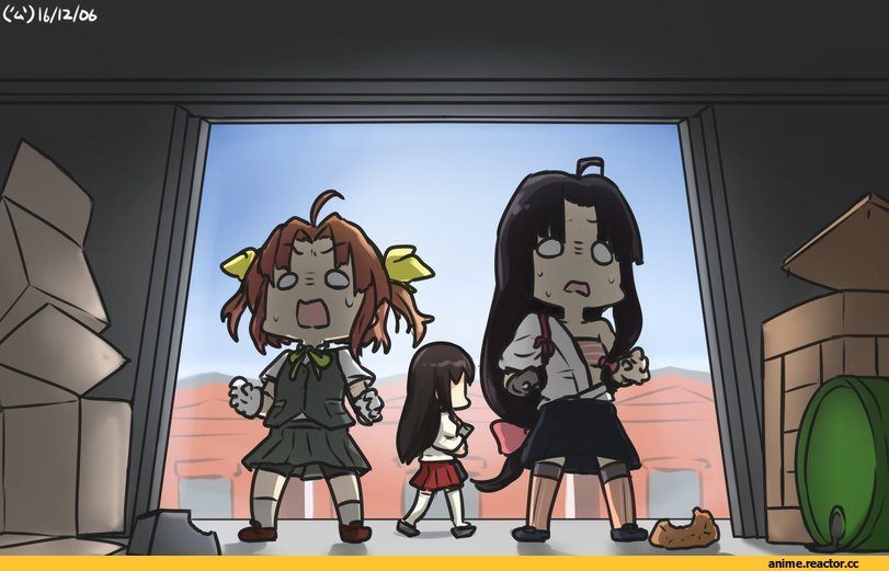 Hamu Koutarou, Kagerou (Kantai Collection), Kantai Collection, Akagi (Kantai Collection), Shouhou, Anime