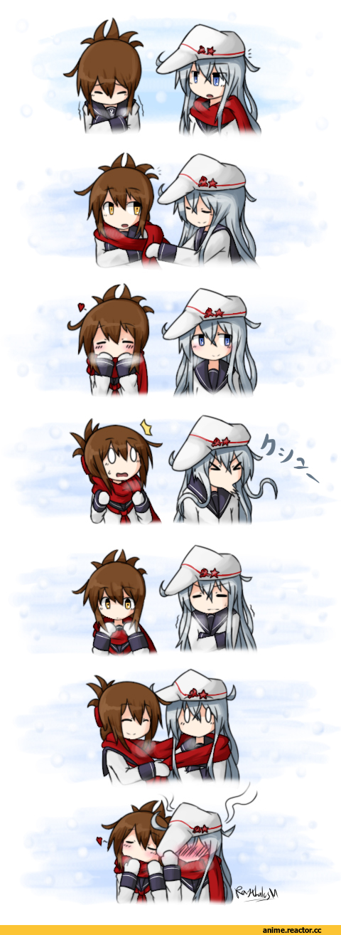 Verniy, Kantai Collection, Inazuma (Kantai Collection), raythalosm, Anime