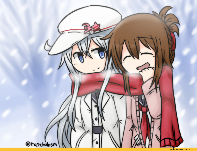 Verniy, Kantai Collection, Inazuma (Kantai Collection), raythalosm, Anime