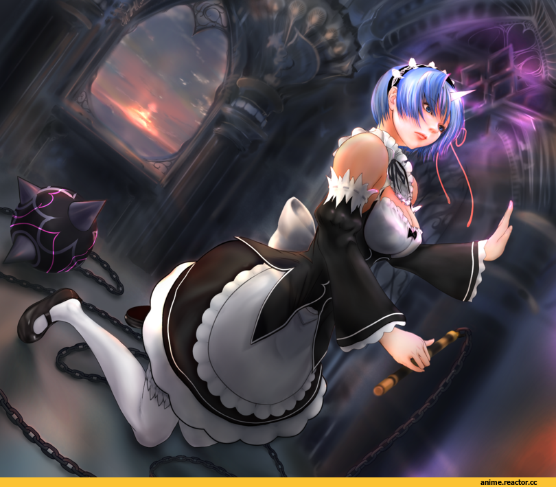 Re Zero Kara Hajimeru Isekai Seikatsu, Rem (re zero), udatti, в комментариях еще одна, Anime