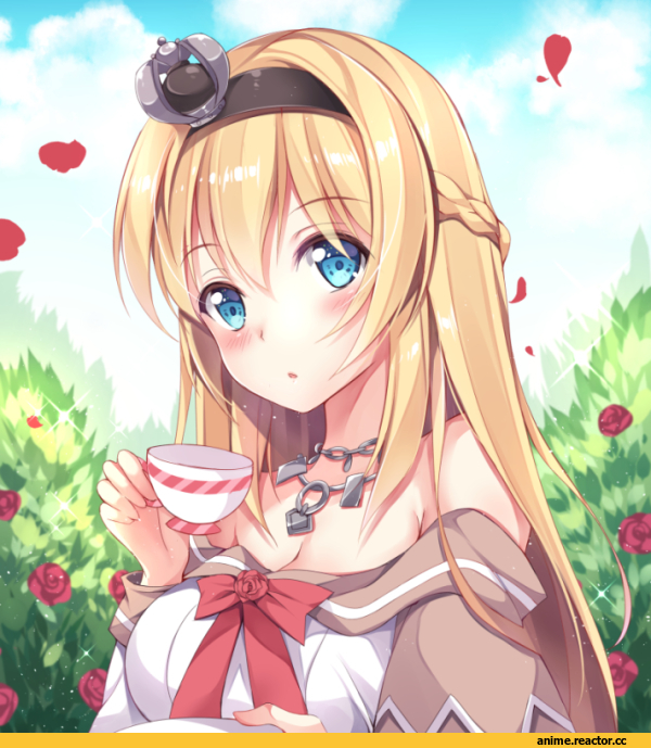 Kantai Collection, Warspite (Kantai Collection), murasakigo, Anime Art, Large Breasts (Anime), Anime
