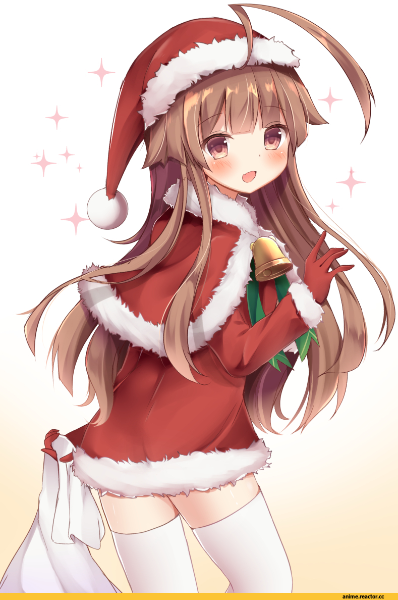 Kantai Collection, Kuma (Kantai Collection), masayo (gin no ame), Anime Christmas, Anime