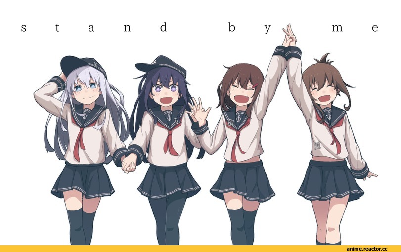 omine tabiaki, Akatsuki, Kantai Collection, Inazuma (Kantai Collection), Ikazuchi, Hibiki (Kantai Collection), Anime