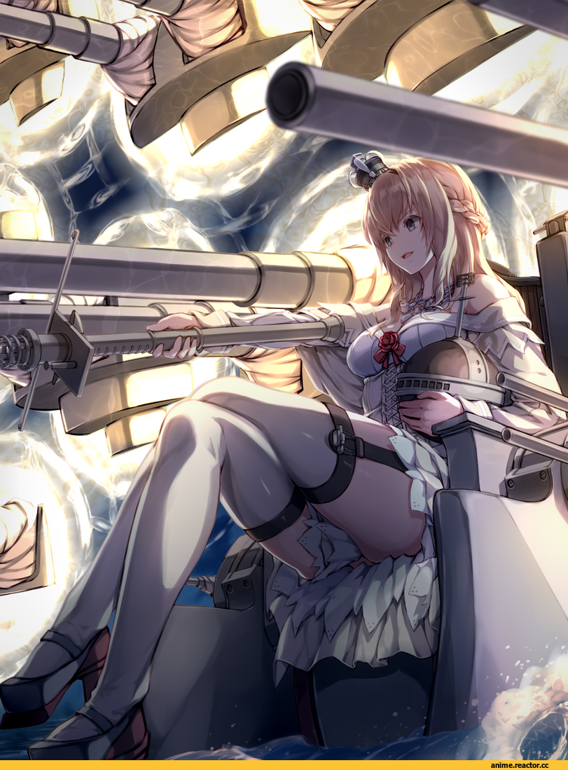 Warspite (Kantai Collection), Kantai Collection, katoroku, Gilgamesh (Fate), Fate (series), crossover, Anime