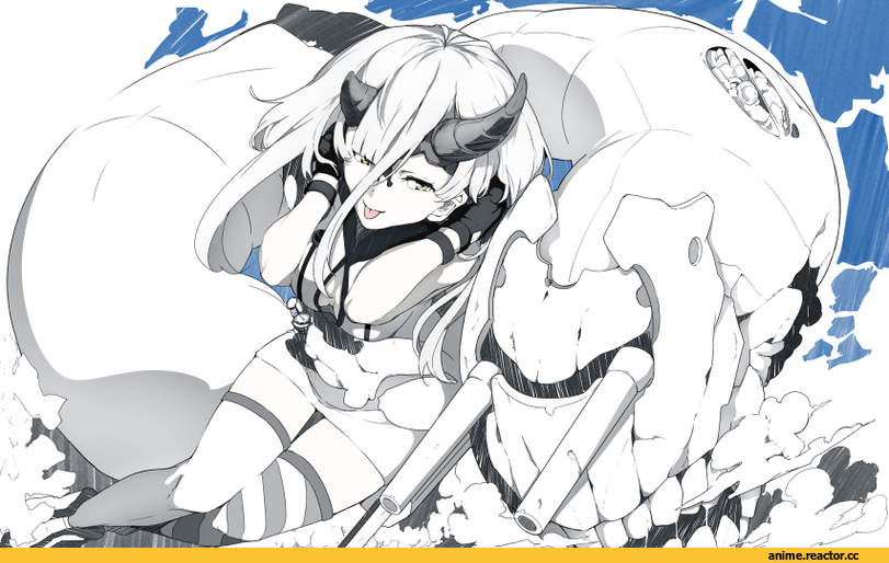 ancient destroyer oni, Kantai Collection, Ninimo Nimo, Heavy Cruiser Hime, Anime