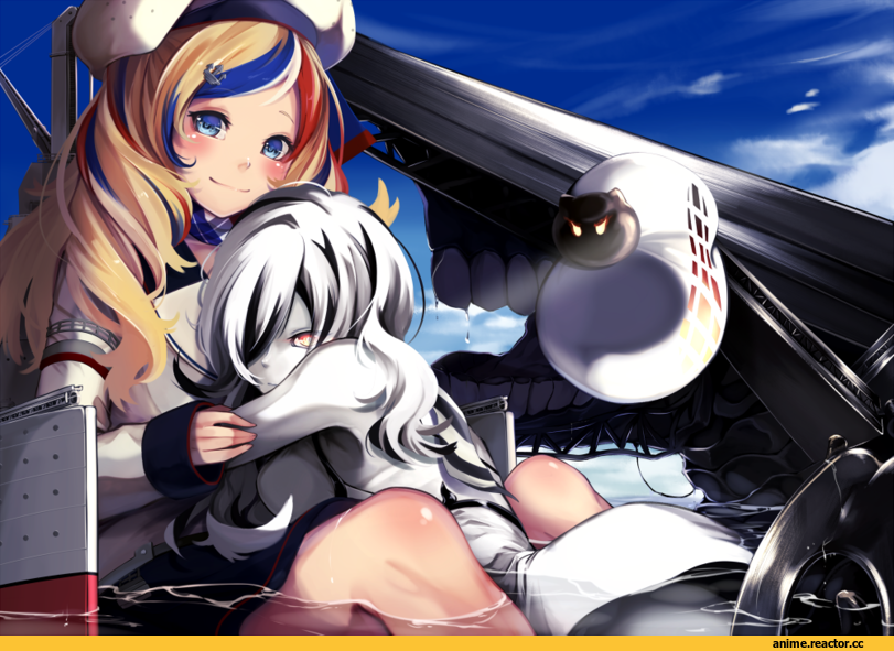 koruta (nekoimo), Commandant Teste (Kantai Collection), seaplane tender water hime, Kantai Collection, Anime