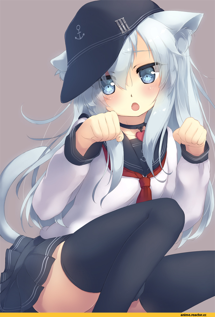 Kantai Collection, Hibiki (Kantai Collection), Animal Ears, gengetsu chihiro, Anime