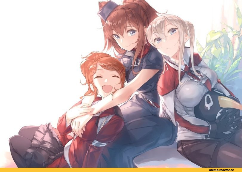 Saratoga (Kantai Collection), Graf Zeppelin, Kantai Collection, Aquila (Kantai Collection), yomo (majidon), Anime