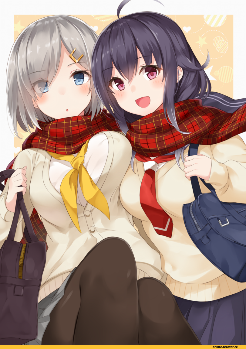 note (aoiro clip), Hamakaze (Kantai Collection), Kantai Collection, Taigei (Kantai Collection), Anime