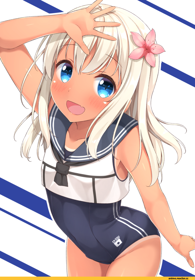 karutamo, Ro-500 (Kantai Collection), Kantai Collection, Anime