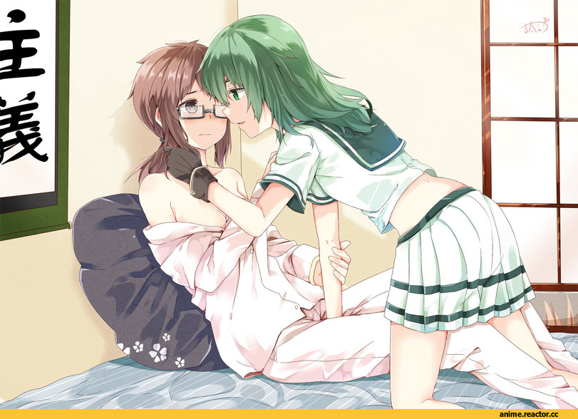 Female Admiral (Kantai Collection), Kantai Collection, Kiso, jitai, Shoujo Ai, Megane, Anime