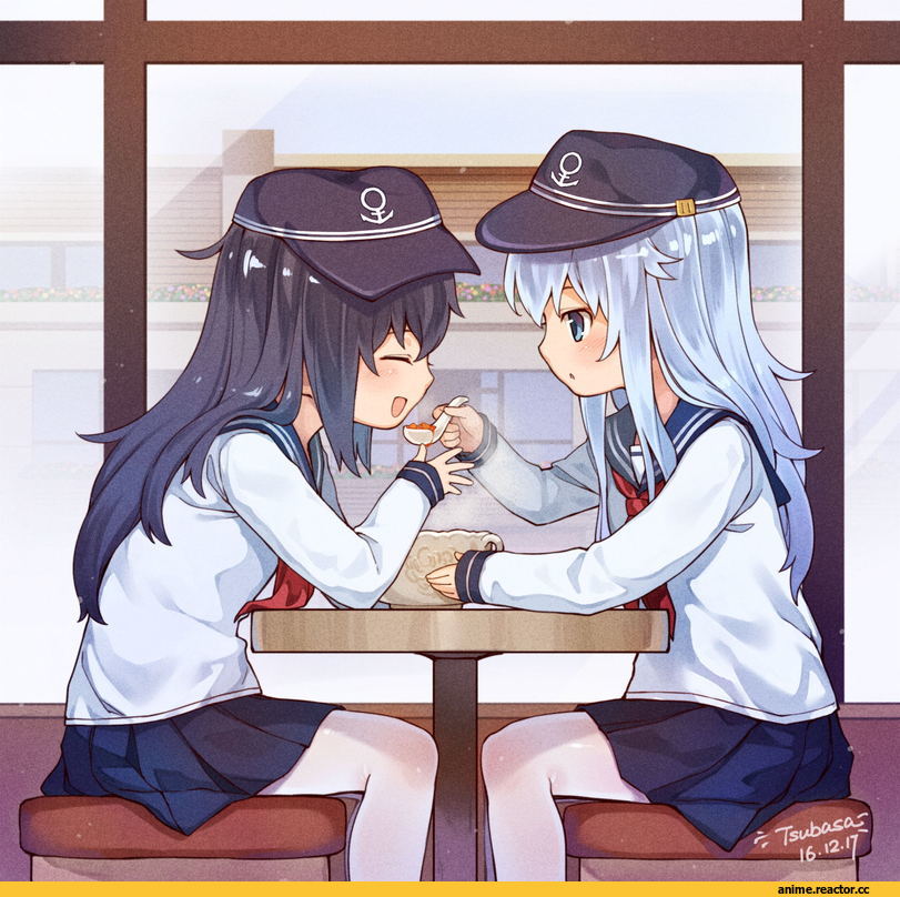 Kantai Collection, Akatsuki, Hibiki (Kantai Collection), tsubasa tsubasa, Anime