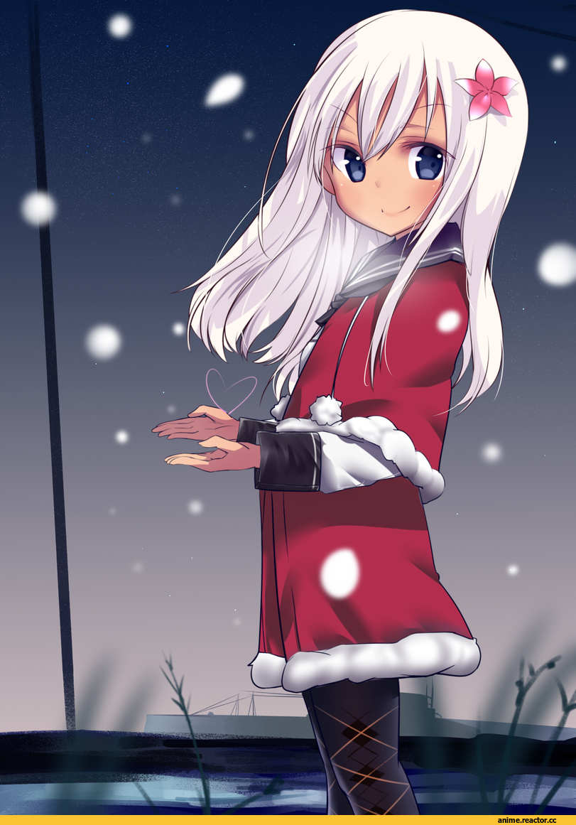 Ro-500 (Kantai Collection), Kantai Collection, Anime Christmas, yangkki@tsuin teeru, Anime