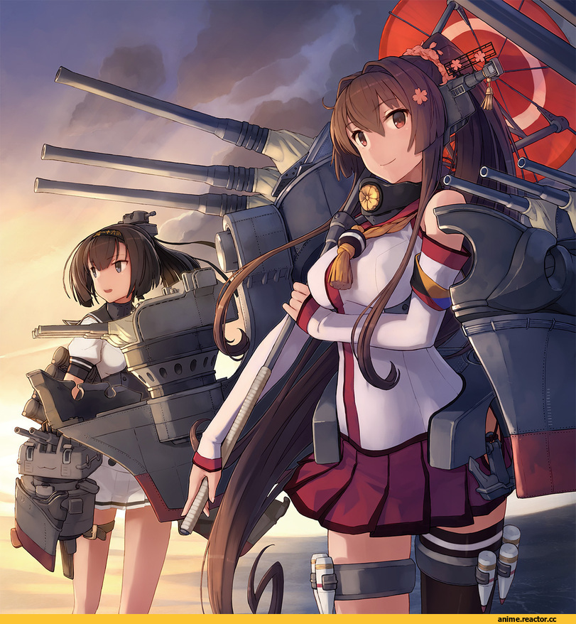 Kantai Collection, Yamato (Kantai Collection), Akizuki (Kantai Collection), Chou-10cm-hou-chan, shizuma yoshinori, Anime