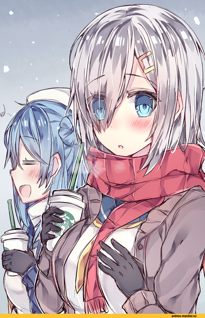 kvlen, Hamakaze (Kantai Collection), Kantai Collection, Urakaze, Anime