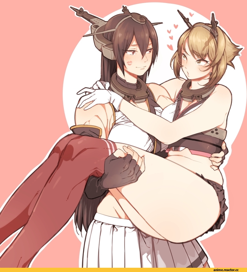 ikarin, Mutsu (Kantai Collection), Kantai Collection, Nagato (Kantai Collection), Shoujo Ai, Anime