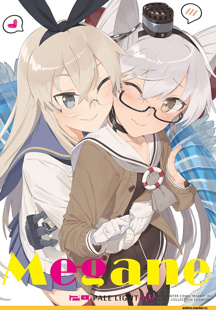 Hayashi Kewi, Amatsukaze (Kantai Collection), Kantai Collection, Shimakaze, Megane, Anime