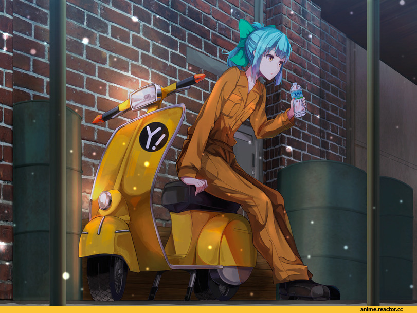 Kantai Collection, Yuubari, konkito, flcl, crossover, Anime