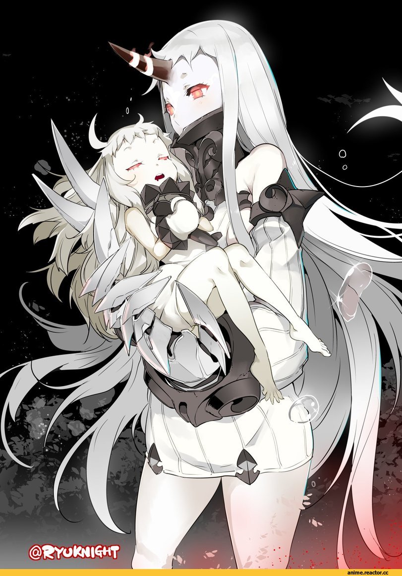 naitou ryuu, Northern Ocean Hime, Kantai Collection, Seaport Hime, Anime