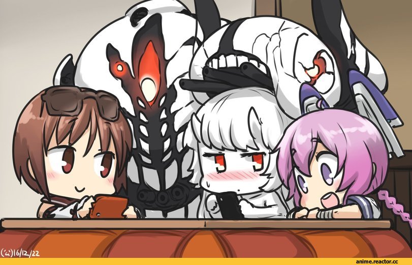 Hamu Koutarou, Natori, Kantai Collection, Nenohi (Kantai Collection), Central Hime, Anime