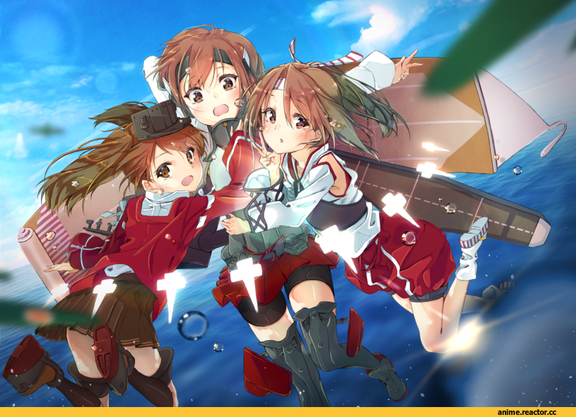 Kantai Collection, sakurame (hitomebore), Ryuujou, Taihou, Zuihou, Anime