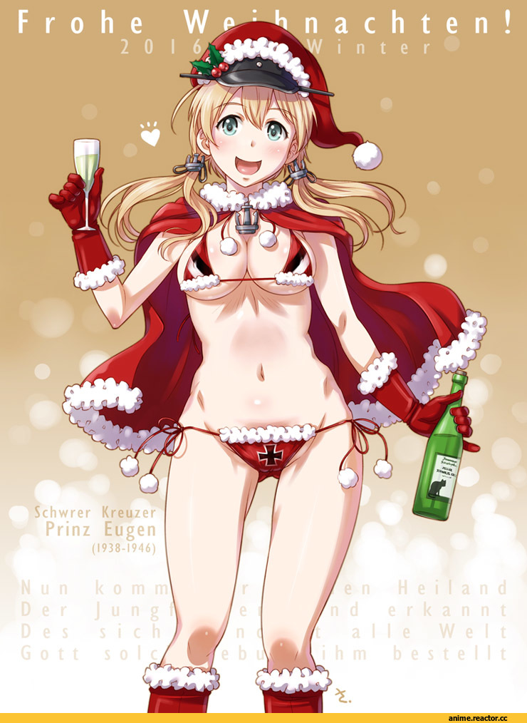 Kantai Collection, Prinz Eugen, same, Anime Ero Swim, Anime Ero, Anime Christmas, Anime