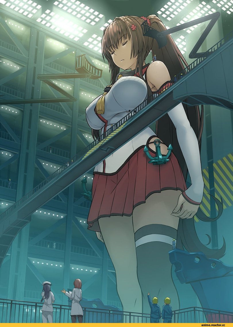 Kantai Collection, Yamato (Kantai Collection), Female Admiral (Kantai Collection), kuro oolong, Anime