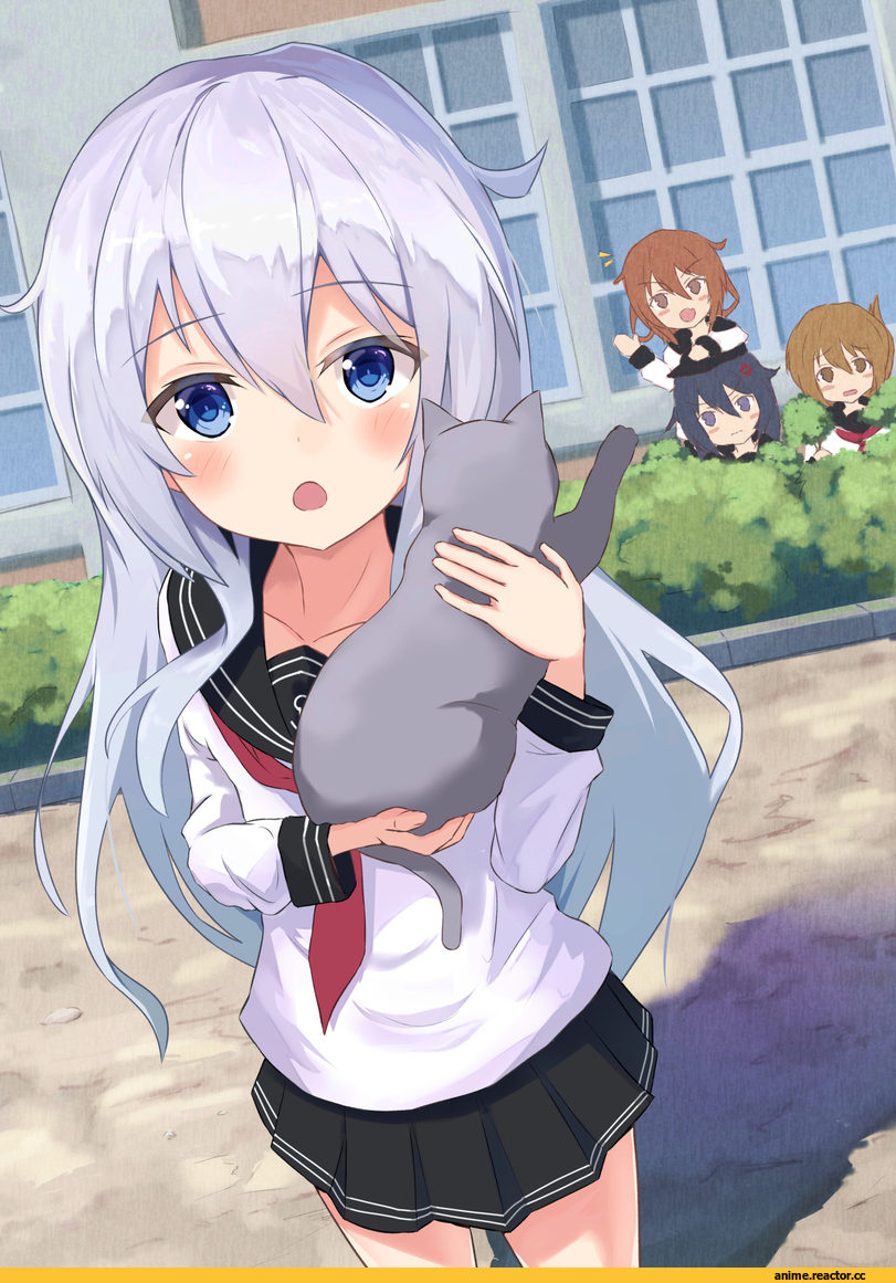 Kantai Collection, Akatsuki, Hibiki (Kantai Collection), Ikazuchi, Inazuma (Kantai Collection), kyoubu, Anime