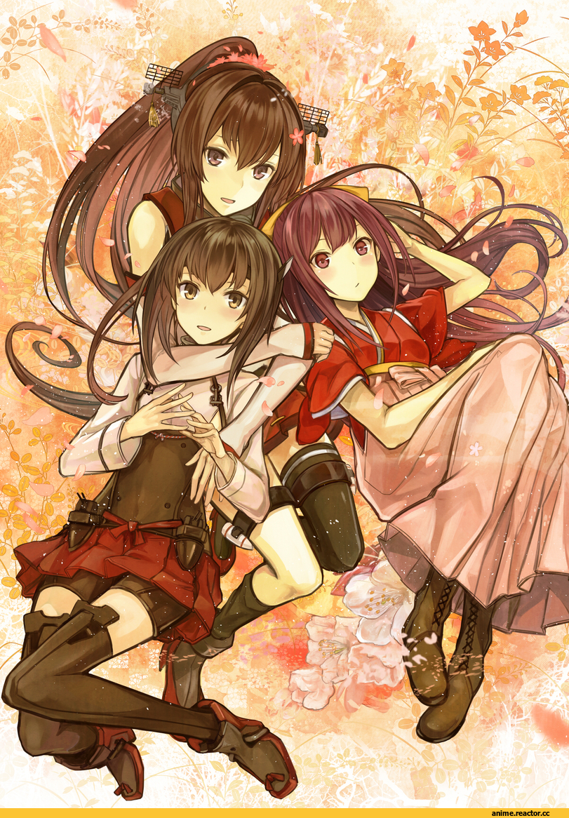 Kamikaze (Kantai Collection), Kantai Collection, Taihou, Yamato (Kantai Collection), Kazabana Fuuka, Anime Art, Anime
