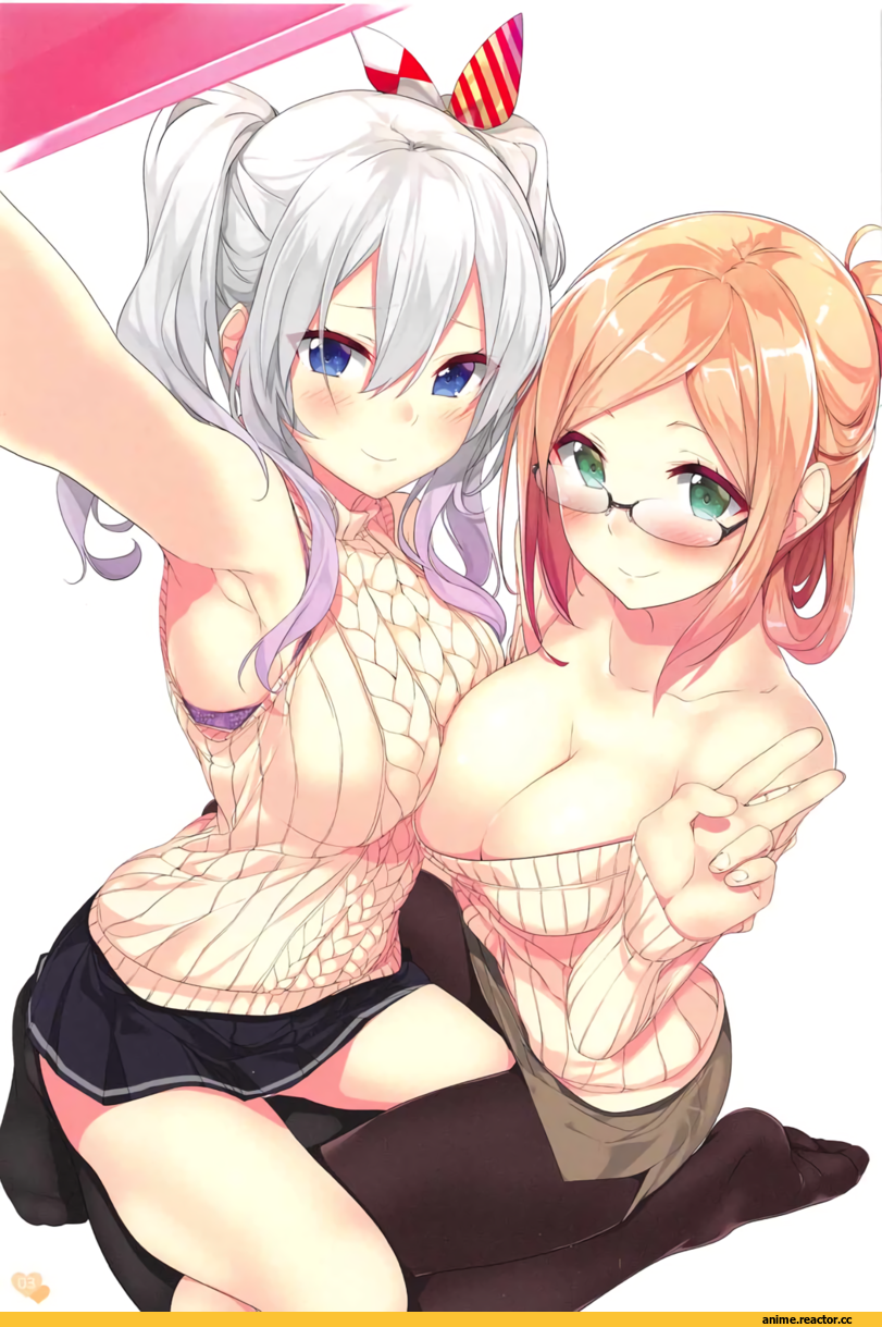 Kantai Collection, Kashima (Kantai Collection), Katori (Kantai Collection), gintarou (kurousagi108), Anime Ero Kyonyuu, Anime Ero, Anime Ero Megane, Anime