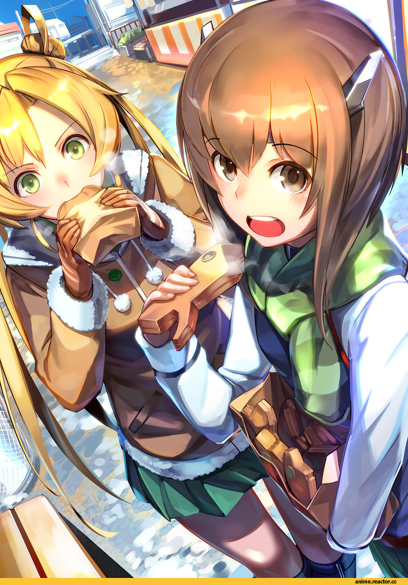 Taihou, Kantai Collection, Abukuma, donarudo, Anime