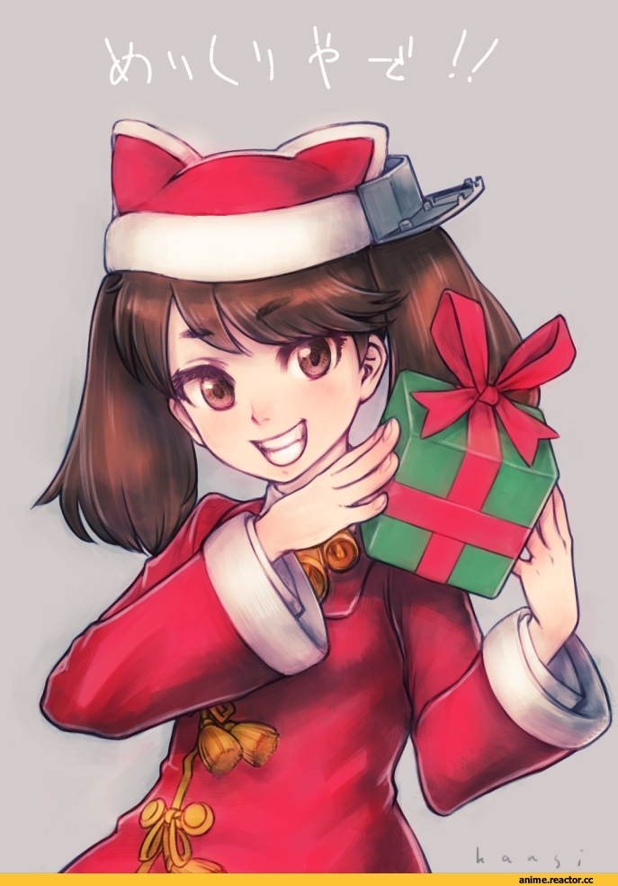 Ryuujou, Kantai Collection, hanji (hansi), Anime Christmas, Anime