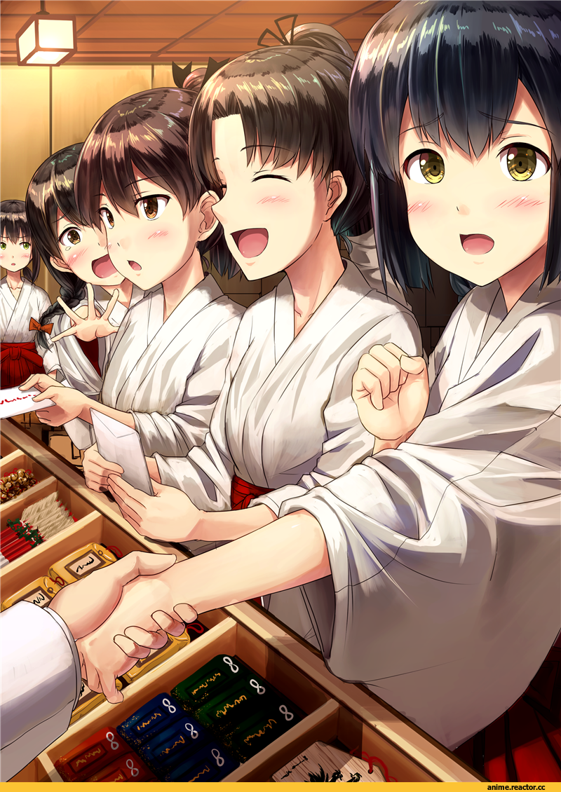 Kantai Collection, Ayanami (Kantai Collection), Fubuki (Kantai Collection), Isonami (Kantai Collection), Shikinami (Kantai Collection), uranami (kantai collection), Ichikawa Feesu, Anime