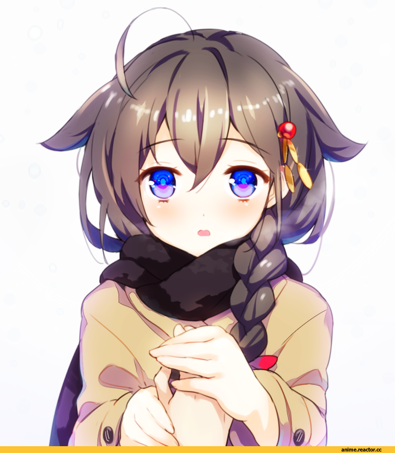 Kantai Collection, Shigure (Kantai Collection), blue vert, Anime