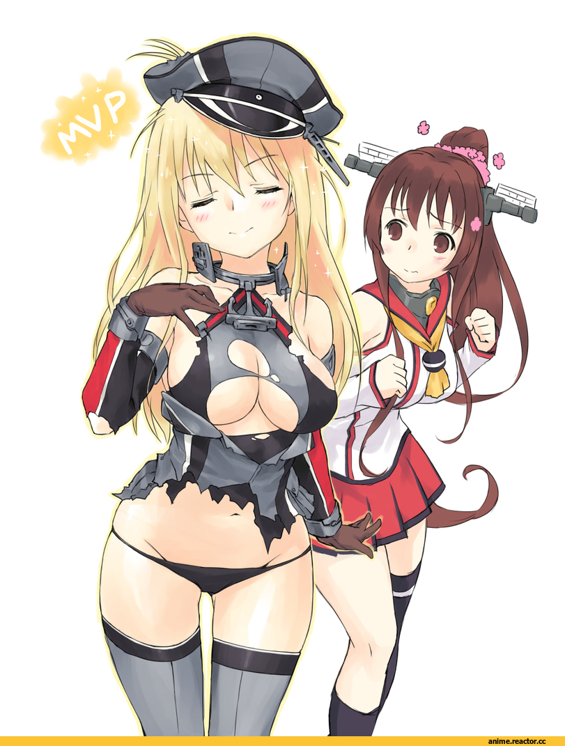 Bismarck (Kantai Collection), Kantai Collection, Yamato (Kantai Collection), Anime Ero Pantsu, Anime Ero, funitarefu, Anime